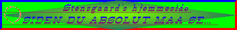 Stensgaard�s Hjemmeside